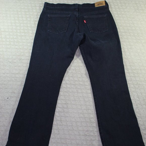 Levi's Black 515 Size 6 Mid Rise Boot Cut Jeans - Picture 2 of 6